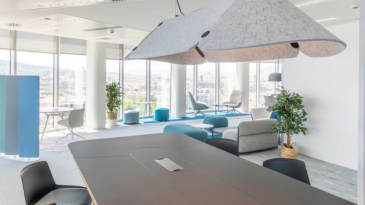 Bureau moderne et ergonomique