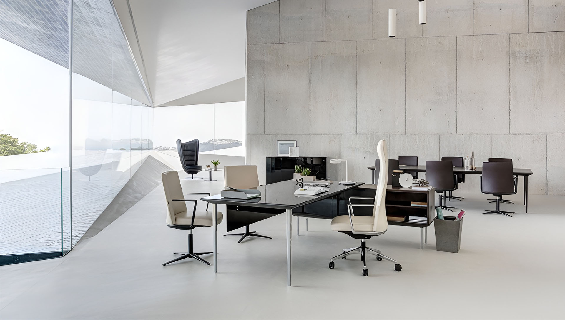 Bureau moderne et ergonomique